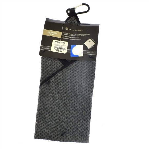 Stanford University Microfiber Tower Golf Gray Fear The Tree 15 x 15 - Picture 2 of 2